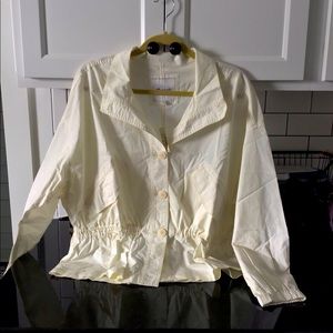 NWT - Madewell  XL -blouse/ jacket off white